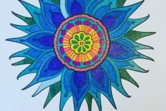 Glitter-Flower-Mandala