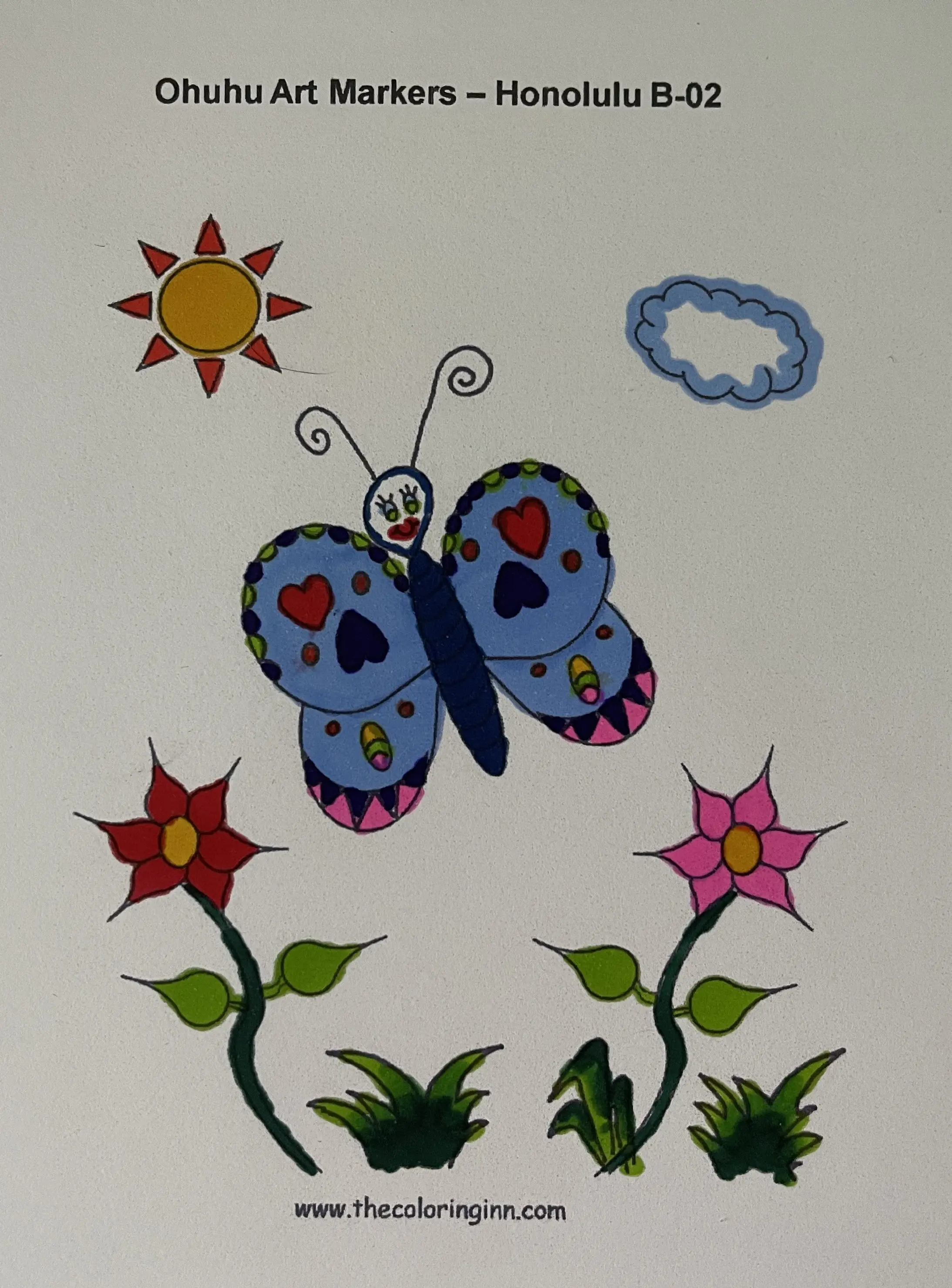 Test Ohuhu Art Markers Honolulu Series – Honolulu B-02